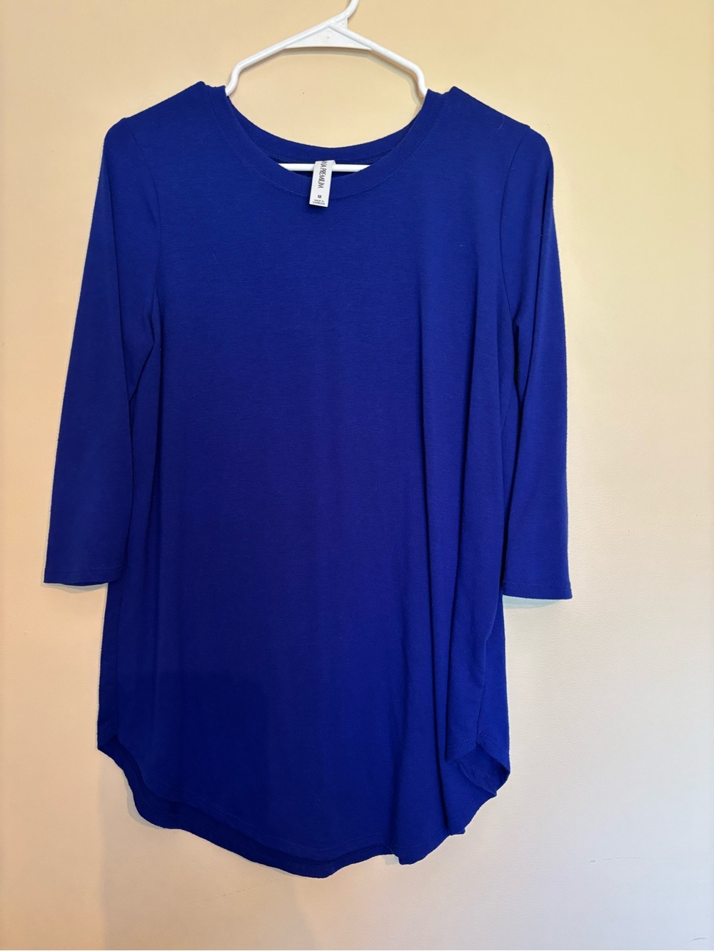 Zenana Outfitters Royal Blue Long Sleeve Crewneck Tunic